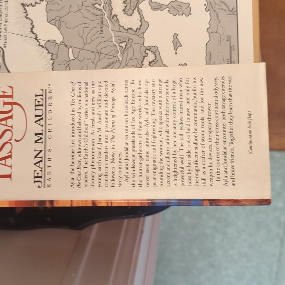 The Plains Of Passage By Jean M.Auel Hardcover - Picture 6 of 6
